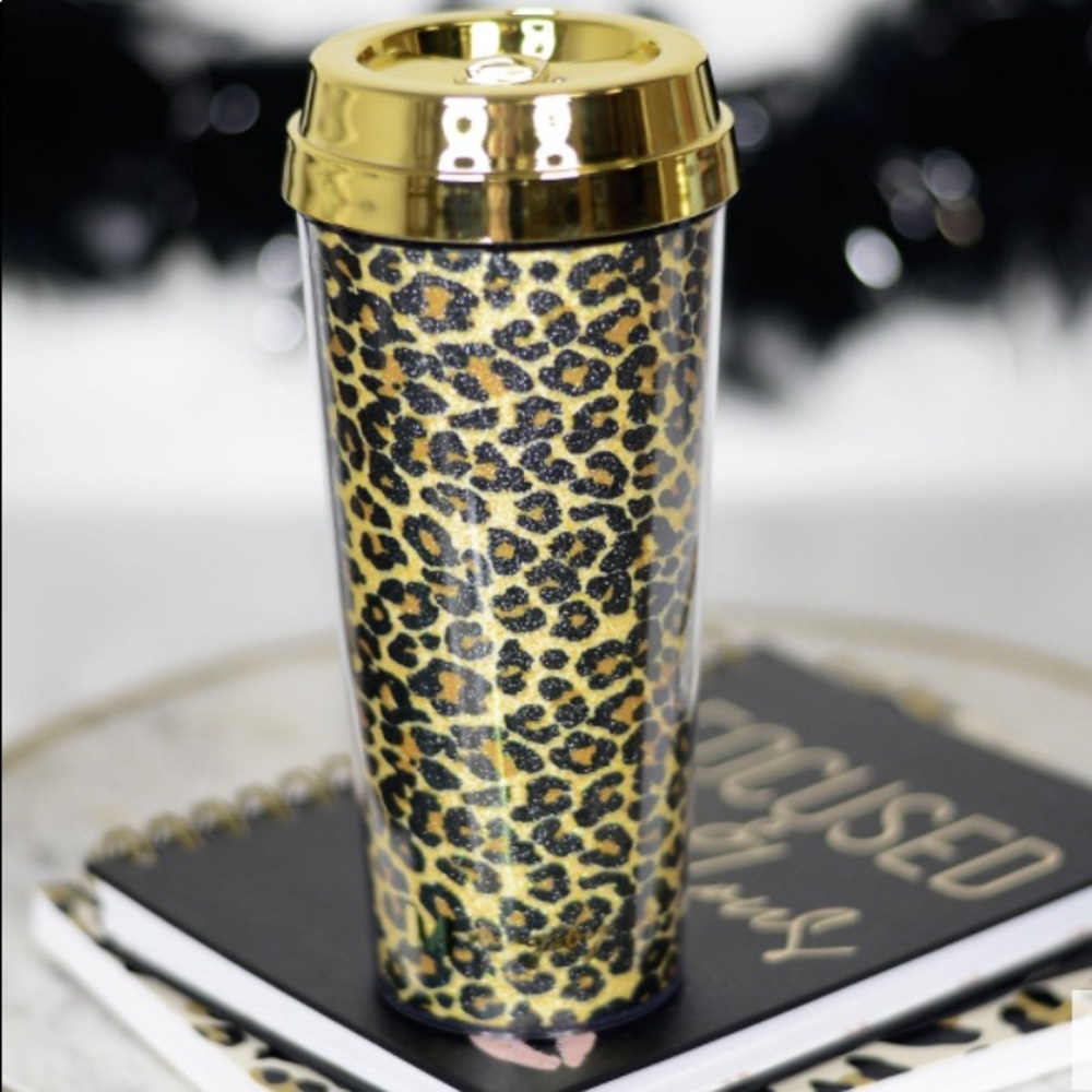 Leopard & Gold Tumbler